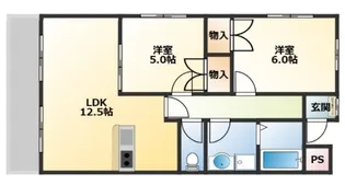 ビューシティー2000【1階】の間取り