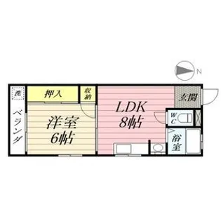 レジデンスミキ【3階】の間取り