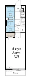 東京都国分寺市西町2【アパート】の間取り