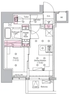 東京都板橋区板橋1【マンション】の間取り
