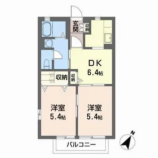ピュアソウル諏訪【2階】の間取り