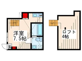 タウンカテッジ瑞江II【1階】の間取り