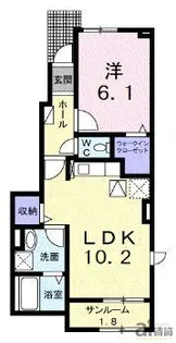 東京都東久留米市南沢1【アパート】の間取り