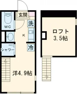 JUNE【1階】の間取り