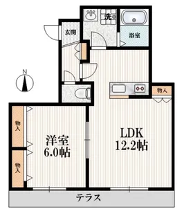 東京都新宿区西落合2【マンション】の間取り