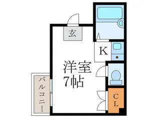 ミストラル浄土寺【2階】の間取り