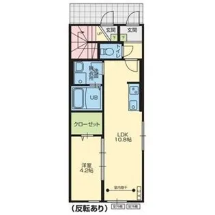 Lucent(ルーセント) 浪江【1階】の間取り