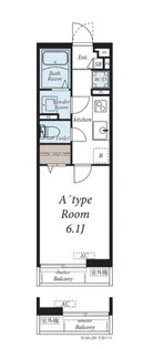 アーバンパレス5号館【2階】の間取り