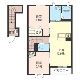 Progresso【2階】の間取り