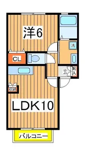 グリーンヒルズD棟【1階】の間取り