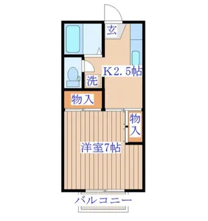 コーポファミリー【2階】の間取り
