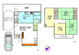 埼玉県春日部市道口蛭田【一戸建】の間取り