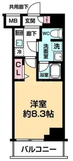 ARCOBALENO KANAMACHIII【5階】の間取り