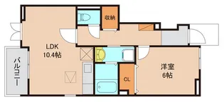 ヴェルデュ A【1階】の間取り