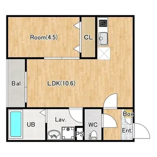 (仮称)ジーメゾン東宮原【2階】の間取り