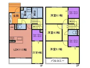 グリーンメゾン柴崎の間取り