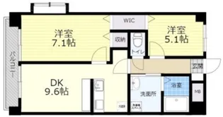 テリオ日出【6階】の間取り