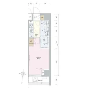リーラ中野【3階】の間取り