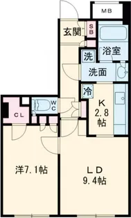 ラフィーネ阿佐谷【8階】の間取り