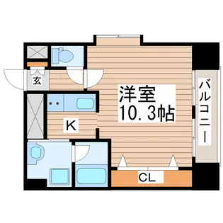 グランルシール・キワ【10階】の間取り