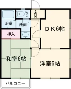 ハイツアキ【1階】の間取り