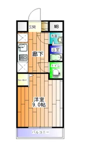 ファーストフィオーレ神戸スペラーレ【9階】の間取り