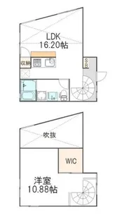 東京都中野区沼袋2【アパート】の間取り