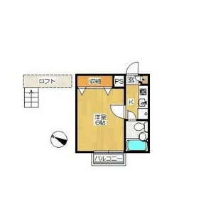 ジュネパレス千葉第31【1階】の間取り