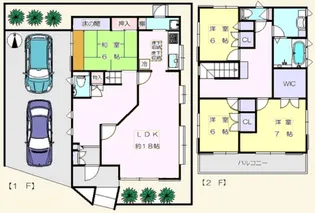 東京都世田谷区等々力6【一戸建】の間取り