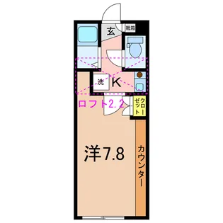 オーシャンビュー【1階】の間取り