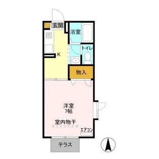 フォレスト田中【1階】の間取り
