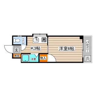 KUBOI曙ビル【4階】の間取り