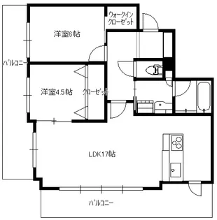 広島県広島市中区東白島町【マンション】の間取り