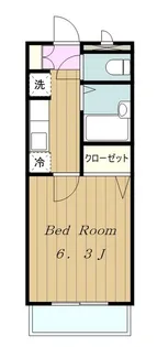 ロイヤル稲城【2階】の間取り