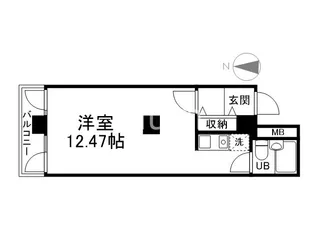 珠光ビル三条【4階】の間取り