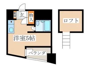 クラウディスプーン【1階】の間取り