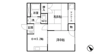 ライブリーハイムきまつ【2階】の間取り