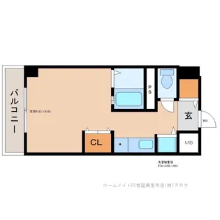 ニューヨークスチューディオ【2階】の間取り