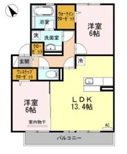 Ohana【2階】の間取り