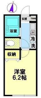 オウルージュ読売ランド【1階】の間取り