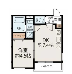 コネクトパーク東本町【3階】の間取り