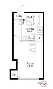 MDM池尻大橋II【1階】の間取り