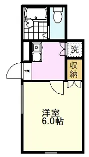 サリュ立川【1階】の間取り