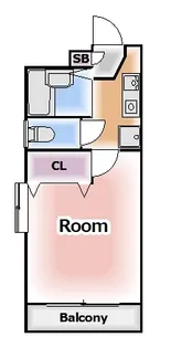 サンアーク向原【4階】の間取り