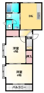 サニープレイス曳馬【1階】の間取り