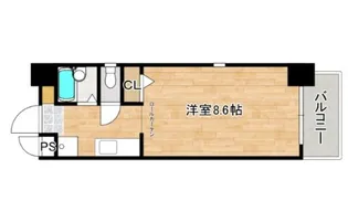 パティオ東荒神【4階】の間取り