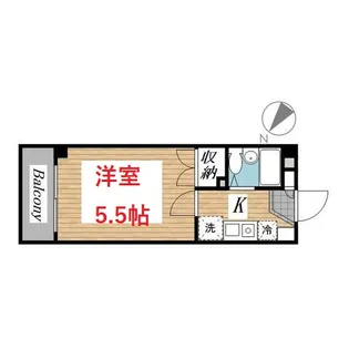 ヒルズガーデン東雪谷【2階】の間取り