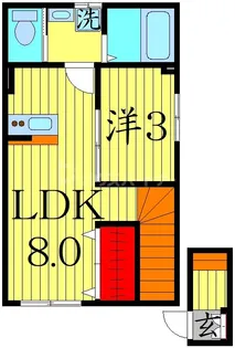 グレースフルプレイス【2階】の間取り