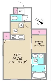 メルヴェーユ町田【1階】の間取り
