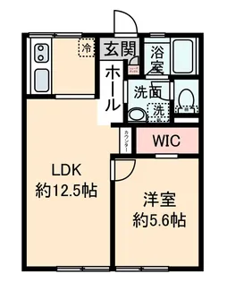 シティハイム シャホールI【1階】の間取り